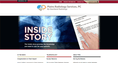 Desktop Screenshot of plainsradiology.com